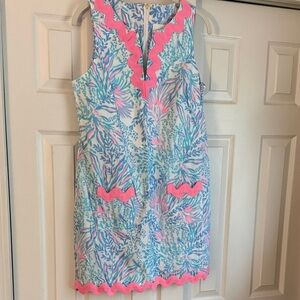 Lilly Pulitzer Women’s  Print ROMPER with Pink Trim